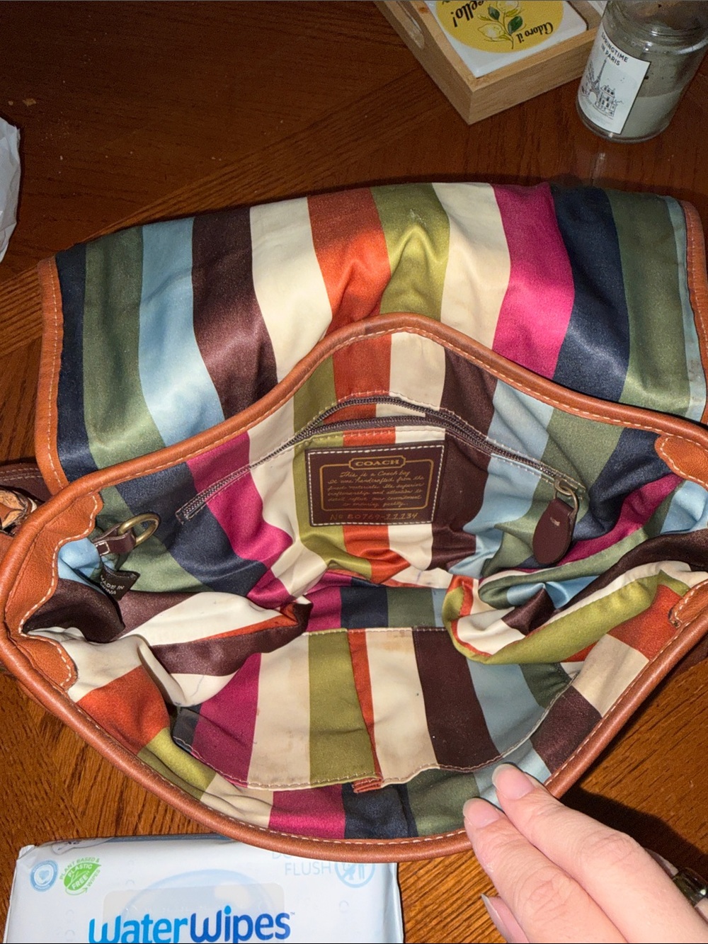 Coach 65th Anniversary Legacy Ali Flap Shoulder Bag Whiskey Vachetta 11134 - Picture 5 of 9